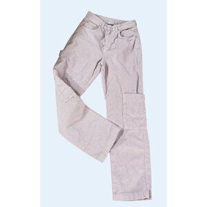 RAGGED PRIEST Lilac Corduroy Cargo Hi Rise Pants Jeans Size 26